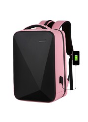 Crossten Laptop Backpack Anti-theft Lock 15.6 inch Laptop Backpack USB Charging Multifunctional Waterproof Business School Bag