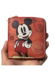 Disney New Cartoon Women's Coin Purse Long Fashion Women's Wallet Multiple Card Slot Large Capacity Popular Girl Luxury Coin Purse