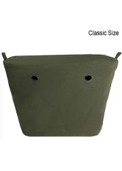 Water Resistant Interior Liner with Zipper Pocket, New Classic Waterproof Accessory for Obag O Bag, Silicone Accessory