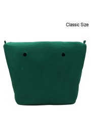 Water Resistant Interior Liner with Zipper Pocket, New Classic Waterproof Accessory for Obag O Bag, Silicone Accessory