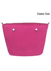 Water Resistant Interior Liner with Zipper Pocket, New Classic Waterproof Accessory for Obag O Bag, Silicone Accessory