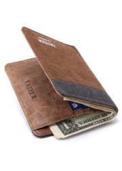 men wallets coin purse wallets for men with checkbook holder soft card case classic canvas man wallet money bag purses