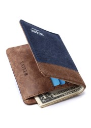 men wallets coin purse wallets for men with checkbook holder soft card case classic canvas man wallet money bag purses