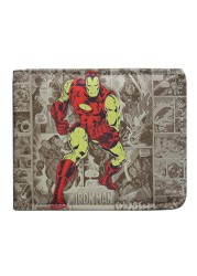 Disney Marvel Avengers Iron Man Spider-Man give boys birthday gifts anime cartoon short two fold wallet purse