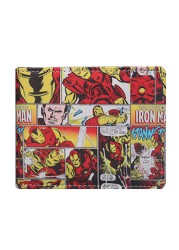 Disney Marvel Avengers Iron Man Spider-Man give boys birthday gifts anime cartoon short two fold wallet purse