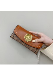 Small Wallets Fashion Brand Leather Wallet Women Ladies Card Bag For Women Clutch Women Female Purse Money Clip Purse Card Holder