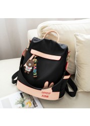 Anti-theft Backpack Female 2021 New Fashion All-match Oxford Cloth Backpack Large Capacity Travel School Bag Women Bookbag Mochila