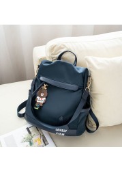 Anti-theft Backpack Female 2021 New Fashion All-match Oxford Cloth Backpack Large Capacity Travel School Bag Women Bookbag Mochila