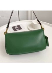 High quality soft leather women's shoulder bag fashion brand cross body handbag