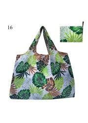 Thickened Folding Shopping Storage Bag Large Capacity Reusable Grocery Bag Eco-friendly Supermarket Waterproof Shoulder Bag