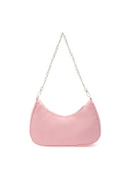 Fashion Young Women's Purses Handbag Solid Color Casual Small Underarm Bag Female Chain Shoulder Pouch Ladies Nylon Top-handle Bags