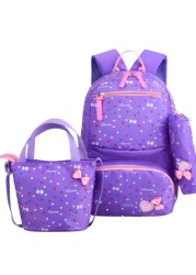 3pcs/set Printing School Bags Backpacks Schoolbag Fashion Kids Lovely Backpack for Children School Bag for Girls School Bag Student Mochila