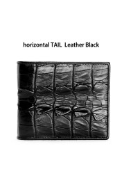 Luxury Genuine Crocodile Wallet Men Fashion Brand Design Leather Small Wallet Fashion Crocodile Skin High Quality Short Wallet