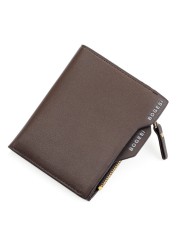 Bogesi - Men's Zipper Wallet, Men's Zipper Wallet, Famous Brand Small Wallet