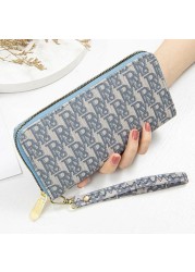 DNRXBD Long Women Wallet New Female Purses Coin Purse Card Holder Women Leather Wallets Clutch Bag Money Bag Purses Carteira