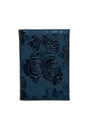 Hot Sale Red 3D Embossed Rose PU Leather Women Passport Holder Embossing Passport Cover Credit Card ID Bag