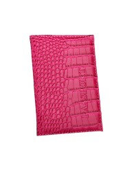 Hot Sale Red 3D Embossed Rose PU Leather Women Passport Holder Embossing Passport Cover Credit Card ID Bag