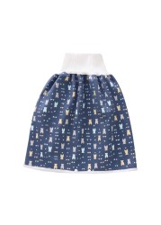 Prevent Baby Bedwetting Pure Cotton Baby Skirt To Prevent Urine Leakage 2 in 1 Toilet Learning Pants Reusable Washable Skirts