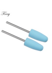 Rubber Silicone Milling Cutter for Manicure Stones Nail Drill Bit Machine Manicure Accessories Nail Buffer Polisher Grinder Tool