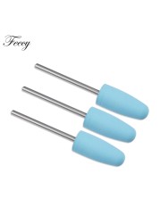 Rubber Silicone Milling Cutter for Manicure Stones Nail Drill Bit Machine Manicure Accessories Nail Buffer Polisher Grinder Tool