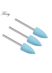 Rubber Silicone Milling Cutter for Manicure Stones Nail Drill Bit Machine Manicure Accessories Nail Buffer Polisher Grinder Tool