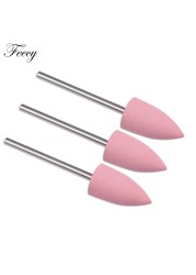 Rubber Silicone Milling Cutter for Manicure Stones Nail Drill Bit Machine Manicure Accessories Nail Buffer Polisher Grinder Tool