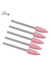 Rubber Silicone Milling Cutter for Manicure Stones Nail Drill Bit Machine Manicure Accessories Nail Buffer Polisher Grinder Tool