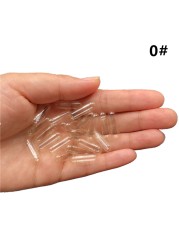 Size 00/0/1 Halal Clear Capsules Gel Medicine Pills Vitamins Empty Pills Capsule 1000pcs GMP Empty Hard Gelatin Capsule