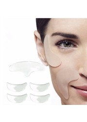 Reusable Silicone Wrinkle Removal Sticker Face Forehead Neck Eye Sticker Pad Anti Aging Patch Face Lifting Mask Skin Care Tools