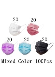 Disposable children face masks 3 ply protective kids mouth mask jetable breathing mask mascarillas quiurgicas gay niños