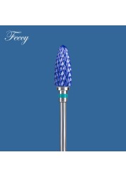 1pc Silicone Nail Drill Bits Milling Cutter for Manicure Burr Buffer for Electric Machines Nail Art Grinder Cuticle Cutter Tools