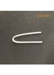 100pcs ForSound Made Preformed BTE Hearing Aid Earmold Tubing Bent Tubing PVC Tube Tubing Choose From 3.6mm 3.3mm 3.1mm OD