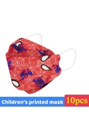 Disney Children Cartoon KN95 Face Mask 4 Layers Dust-proof Reusable Boys Girls Multicolor Collocation Printing FFP2 Mascarillas