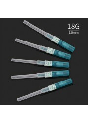 Disposable body piercing needles sterile steel surgical needles 14g 16g 18g 20g 22g 50pcs