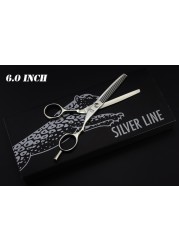 4.5 & 5.0 & 5.5 & 6.0 & 6.5 inch cutting thinning set hair scissors high quality professional hairdressing scissors salons hairdressing shears