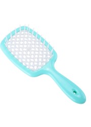 Hair Tangle Comb Detangling Hair Brush Large Plate Massage Combs Hollow Out Hair Brushes Barber Comb Salon Hair Styling Tools