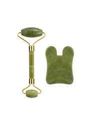 Natural Jade Gouache Stone Scraper Facial Massager Gua Sha Massager for Face Body Massage Set Anti-wrinkle Beauty Relax Tool