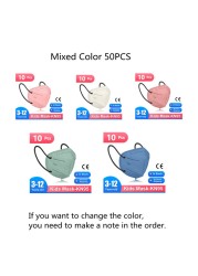 Mascarillas FPP2 Niños FFP2 9-12 Years Old Kids Child Protection Mask 5 Layers CE FFP2 Child Protection Masks KN95 KN95 Mask FFP 2