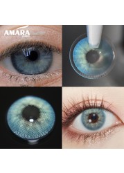 AMARA Contact Lenses 2pcs Colored Lenses Yearly Eyes Colored Contacts Beauty Eye Contacts Cosmetic Lens Colored Contact Lens