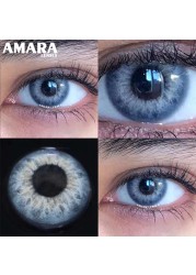 AMARA Contact Lenses 2pcs Colored Lenses Yearly Eyes Colored Contacts Beauty Eye Contacts Cosmetic Lens Colored Contact Lens