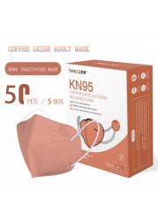 10/20pcs FFp2 Masks Reuse Copper Oxide Ion Kn95 Dust Inactivated Five Layer Fashion Protection Adult Face Mascarillas