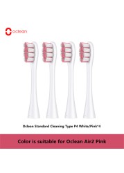 Oclean X Pro Elite/X Pro/F1/Air 2/One 2/4pcs Replacement Brush Heads for Electric Toothbrush Deep Cleaning Toothbrush Heads