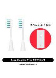 Oclean X Pro Elite/X Pro/F1/Air 2/One 2/4pcs Replacement Brush Heads for Electric Toothbrush Deep Cleaning Toothbrush Heads