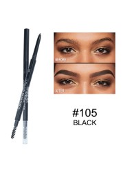 PHOERA 5 Color Natural Long Lasting No Blooming Double Ended Eyebrow Pencil Waterproof Sweatproof No Fading Eyebrow Pen TSLM1