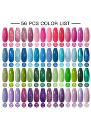 Mtssii 24/25/40/60pcs Gel Nail Polish Set Color Gel Semi Permanent UV Led Varnish Nail Art Design Soak Off Gel Set Nail Gel Set