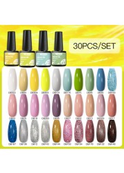 Mtssii 24/25/40/60pcs Gel Nail Polish Set Color Gel Semi Permanent UV Led Varnish Nail Art Design Soak Off Gel Set Nail Gel Set