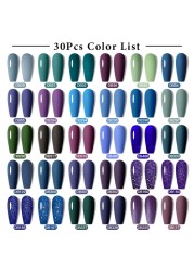 Mtssii 24/25/40/60pcs Gel Nail Polish Set Color Gel Semi Permanent UV Led Varnish Nail Art Design Soak Off Gel Set Nail Gel Set