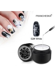 8ml Spider Line Nails Art Gel Polish UV Colors Painting Gel Nail Polish Spider Gel Varnish Web Stickers Gel Dropship TSLM1