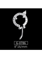 New Nail Art Jewelry Nail Art Zircon Flower Pendant Wild Nail Art Diamond Nail Art Zircon Jewelry G-0783