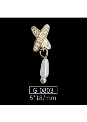 New Nail Art Jewelry Nail Art Zircon Flower Pendant Wild Nail Art Diamond Nail Art Zircon Jewelry G-0783